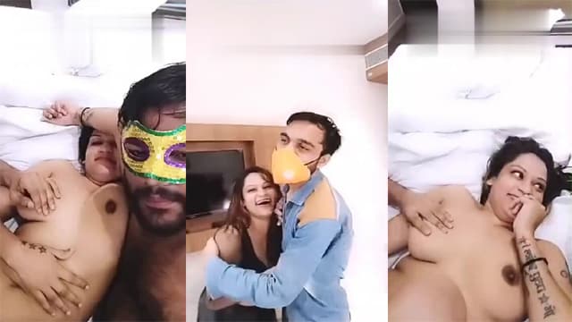 Desi Threesome Couple – Hotel Creampie MMS
