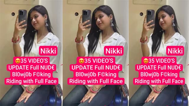 Desi Horny Niharika Nikki Riding Doggy Blowjob Viral